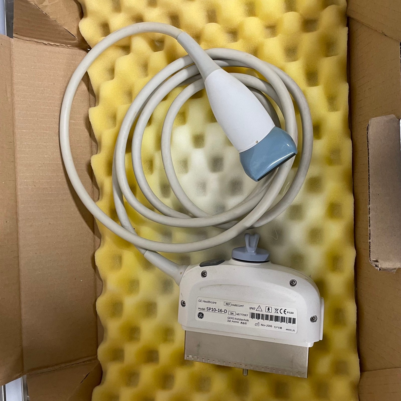 Sonde Échographique Reconditionnée GE SP10-16-D – Qualité Pro à Prix Mini